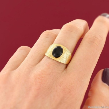 Кольцо TARATATA, Magnolia, разъемное, с цветной смолой, TT-H25-08426-202 черный