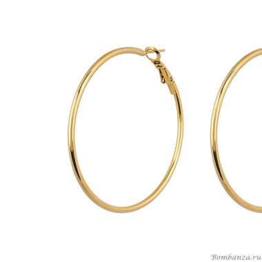 Серьги Fiore Luna, Кольцо Fiore Luna, 50, AWE2950-G-2-50mm Серьги Fiore Luna, Кольцо Fiore Luna, 50, AWE2950-G-2-50mm