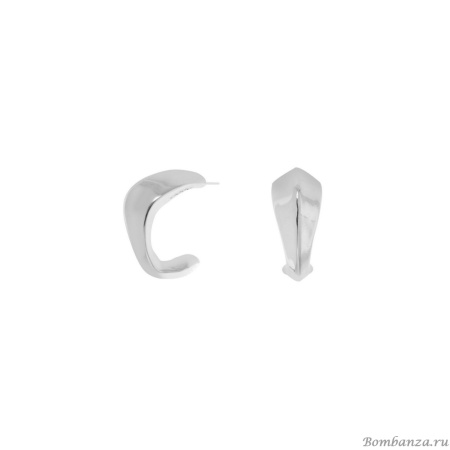 Серьги VIDDA, Infinity, полукольца, металл, VD24.2-02038 золотистый