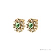 Серьги Dyrberg Kern, AUDE SG L.GREEN/GOLDEN, 440041