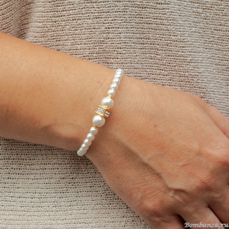 Браслет Fiore Luna, Cylinder Crystal, C2408PE-B02.2 BW/G