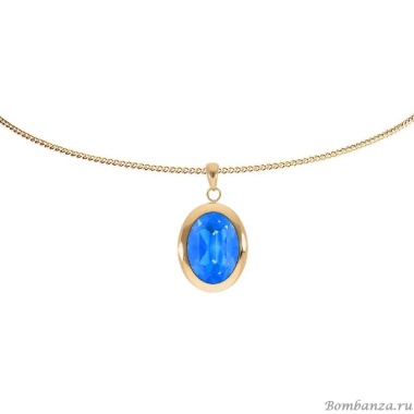 Колье Qudo, TIVOLA big G royal blue delite, 404684.1 BL/G Колье Qudo, TIVOLA big G royal blue delite, 404684.1 BL/G