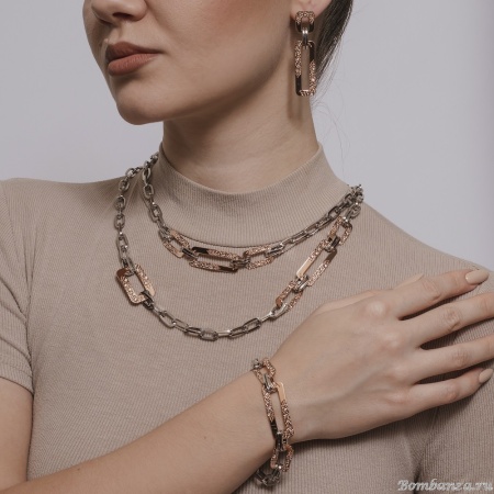 Браслет Boccadamo, XBR937RS BW/S/RG Браслет Boccadamo, XBR937RS BW/S/RG, Италия