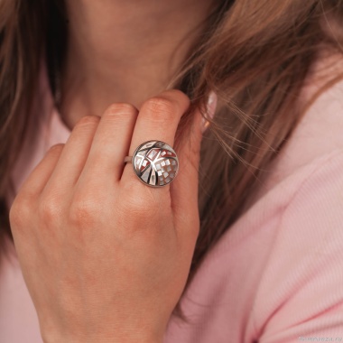 Кольцо Fiore Luna,, KR01156-8/8 R/S