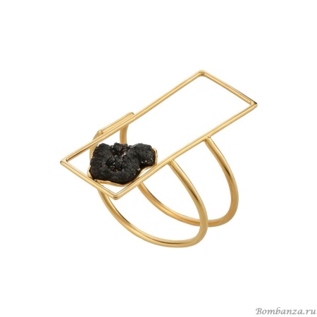 Браслет Katerina Vassou, Cista, кафф, с друзой агата, KV23.2-305283 черный Браслет Katerina Vassou, Cista, кафф, с друзой агата, KV23.2-305283 черный