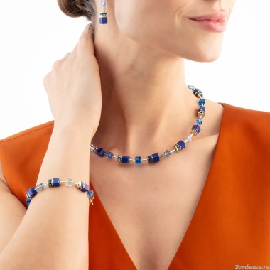 Колье Coeur de Lion, Blue, 4905/10-0700 Колье Coeur de Lion, Blue, 4905/10-0700