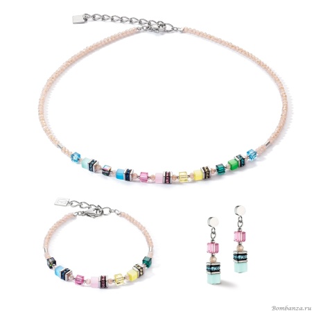 Колье Coeur de Lion, Multicolour Pastel 1, 4565/10-1522