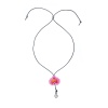 Колье Moon Paris, Ringo, с перламутровым сердцем, MR-24.06-053 фуксия
