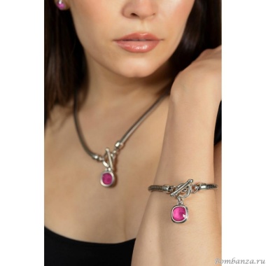Браслет Ciclon, Solitario, с кристаллом Swarovski, CN-EMO112 голубой, 19 Браслет Ciclon, Solitario, с кристаллом Swarovski, CN-EMO112 голубой, 19