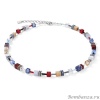 Колье Coeur de Lion, Blue-Red 4905/10-0703 Колье Coeur de Lion, Blue-Red 4905/10-0703. Германия