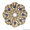 Брошь/Сотуар Fiore di Firenze SP1850 TANZANITE