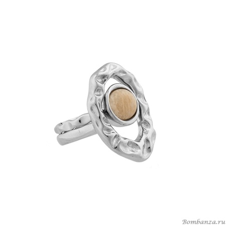 Кольцо Possebon, двойное Amazonite Beige 16.5 мм K7158.12/16.5 BR/S