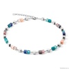 Колье Coeur de Lion, Blue-Turquoise-Peach 5022/10-0751. Германия