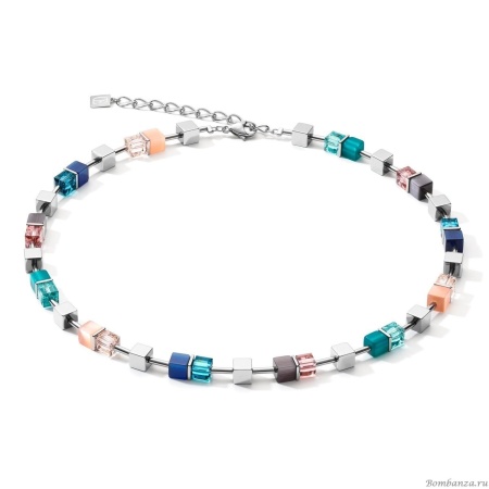 Колье Coeur de Lion, Blue-Turquoise-Peach 5022/10-0751. Германия
