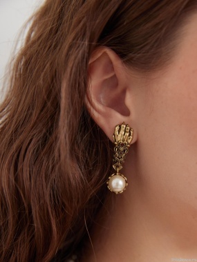 Серьги Fiore di Firenze PUMA LEONE DI MONTAGNA OR3226 ZAMPA PERLA Серьги Fiore di Firenze PUMA LEONE DI MONTAGNA OR3226 ZAMPA PERLA