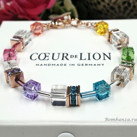 Комплект Coeur de Lion, Multicolour, серьги и браслет. Германия