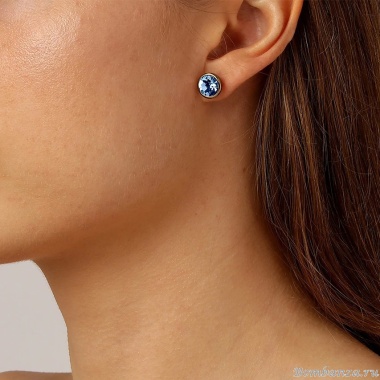 Пусеты Dyrberg Kern, DIA SG LIGHT SAPPHIRE, 440169 Пусеты Dyrberg Kern, DIA SG LIGHT SAPPHIRE, 440169