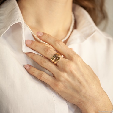 Кольцо Fiore Luna, GOLD, KBR02748-02