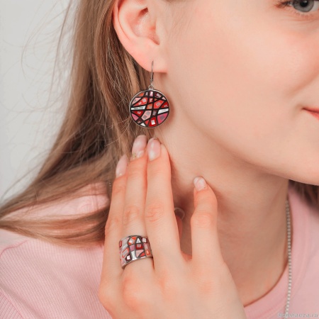 Серьги Fiore Luna,, AE00230-15 R/S