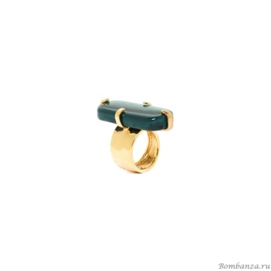 Кольцо Nature Bijoux, Agate verde, разъемное, с агатом, NB23.2-19-25030 зеленый