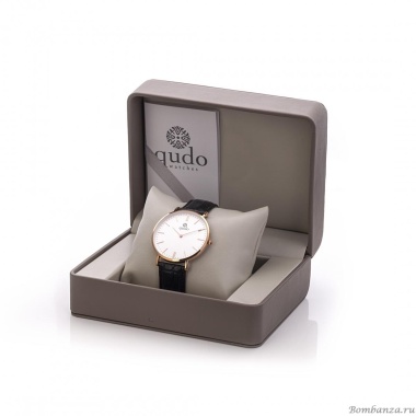 Часы унисекс Qudo, Eterno 801027 BW/RG Часы унисекс Qudo, Eterno 801027 BW/RG