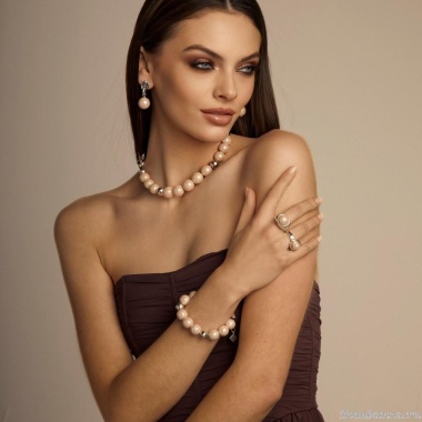 Кольцо VIDDA, Pearl, с жемчугом, VD23-01645 красный, 19,5