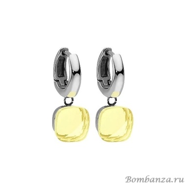 Серьги Qudo, Firenze light topaz 300327 BR/S Серьги Qudo, Firenze light topaz 300327 BR/S