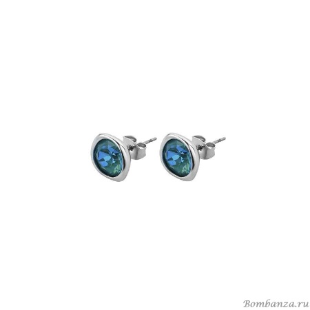 Пусеты Fiore Luna, Peridot