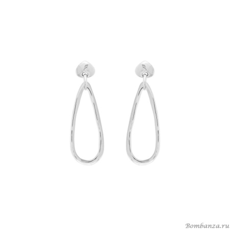 Серьги VIDDA, Brave, с каплевидным звеном, VD25.2-02260 серебристый