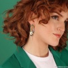 Серьги TARATATA, Tapette, с цветной смолой, TT-T23-01909-10M серебристый Серьги TARATATA, Tapette, с цветной смолой, TT-T23-01909-10M серебристый