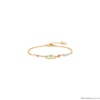 Браслет Franck Herval, Suzane, агат, жад, бусины, Swarovski, эмаль, FH25.1-13-72960 золотистый Браслет Franck Herval, Suzane, агат, жад, бусины, Swarovski, эмаль, FH25.1-13-72960 золотистый