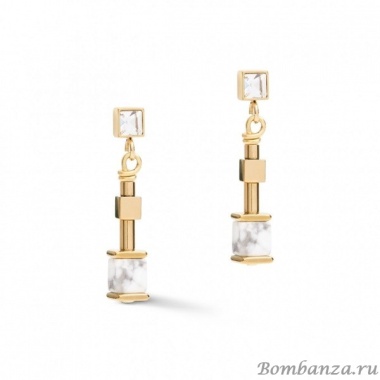 Серьги Coeur de Lion, White 5055/21-1400 Серьги Coeur de Lion, White 5055/21-1400