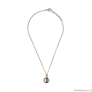 Колье Alcozer&J, кулон с совой, AL2502-C28AC24 золотистый