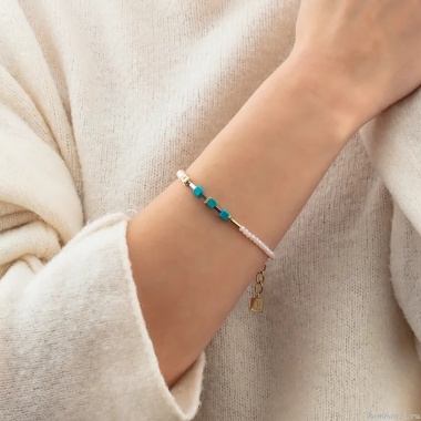 Браслет Coeur de Lion, Turquoise-Green, 1126/30-0605 Браслет Coeur de Lion, Turquoise-Green, 1126/30-0605. Германия