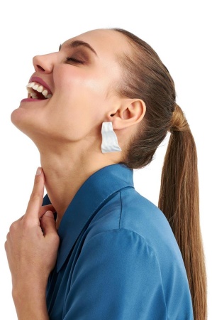 Серьги Moon Paris Del mare MoD-1901-015_6475 белый 