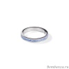 Кольцо Coeur de Lion,  Hellblau-Silber 0129/40-0741 55