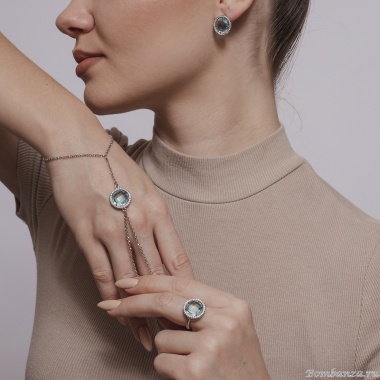 Браслет Boccadamo, "Hand Kiss" XBC008C BL/S, Италия