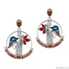 Серьги TARATATA, Woody, со смолой, бусинами и слюдяным порошком, TT-H24-10983-103 красный Серьги TARATATA, Woody, со смолой, бусинами и слюдяным порошком, TT-H24-10983-103 красный