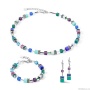 Колье Coeur de Lion, Turquoise-Purple, 2838/10-0608