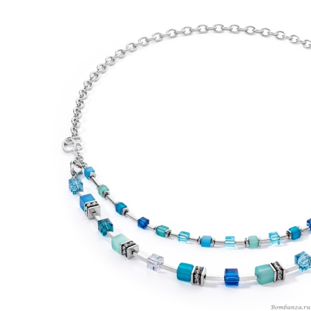 Колье Coeur de Lion, Turquoise, 4715/10-0600