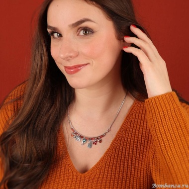 Колье TARATATA, Woody, со смолой, бусинами и слюдяным порошком, TT-H24-10115-103 красный Колье TARATATA, Woody, со смолой, бусинами и слюдяным порошком, TT-H24-10115-103 красный