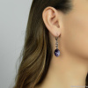 Серьги Lanzerotti, Iris, с аметистом, LZ-26.03-078 фиолетовый