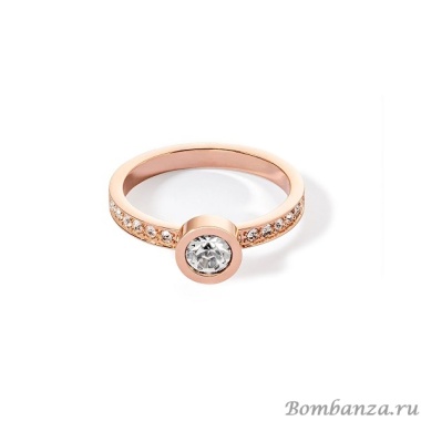 Кольцо Coeur de Lion, Crystal-Rose gold 17.2 мм 0228/40-1822 54 Кольцо Coeur de Lion, Crystal-Rose gold 17.2 мм 0228/40-1822 54