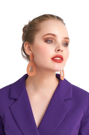 Серьги Moon Paris Del mare MoD-1901-007_6461 бежевый 