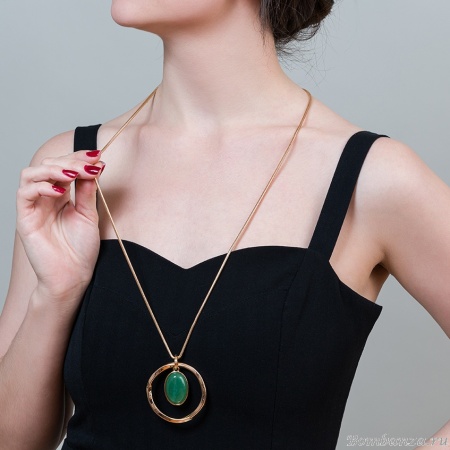 Колье Fiore Luna, GREEN AVENTURINE