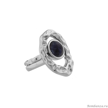 Кольцо Possebon, двойное Sodalite 16.5 мм K7158.22/16.5 BL/S