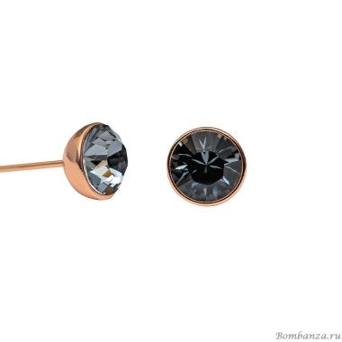 Пусеты Fiore Luna, Crystal Silver Night Пусеты Fiore Luna, Crystal Silver Night