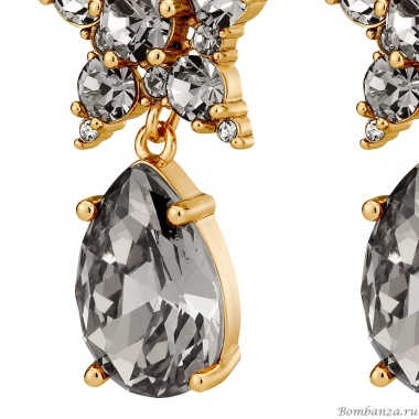 Серьги Dyrberg Kern, HYDRA SG GREY, 450029 Серьги Dyrberg Kern, HYDRA SG GREY, 450029