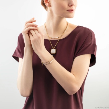 Колье Coeur de Lion, White-Gold, 4312/10-1416 Колье Coeur de Lion, White-Gold, 4312/10-1416