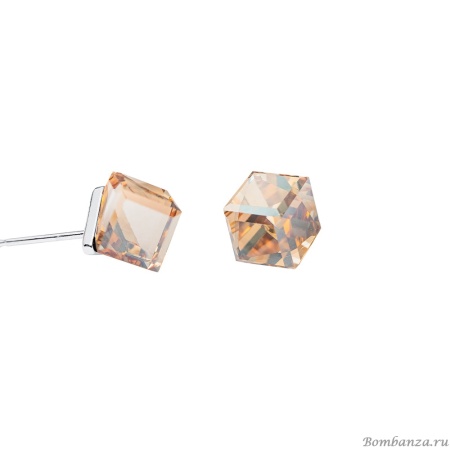 Пусеты Fiore Luna, Crystal Golden Shadow